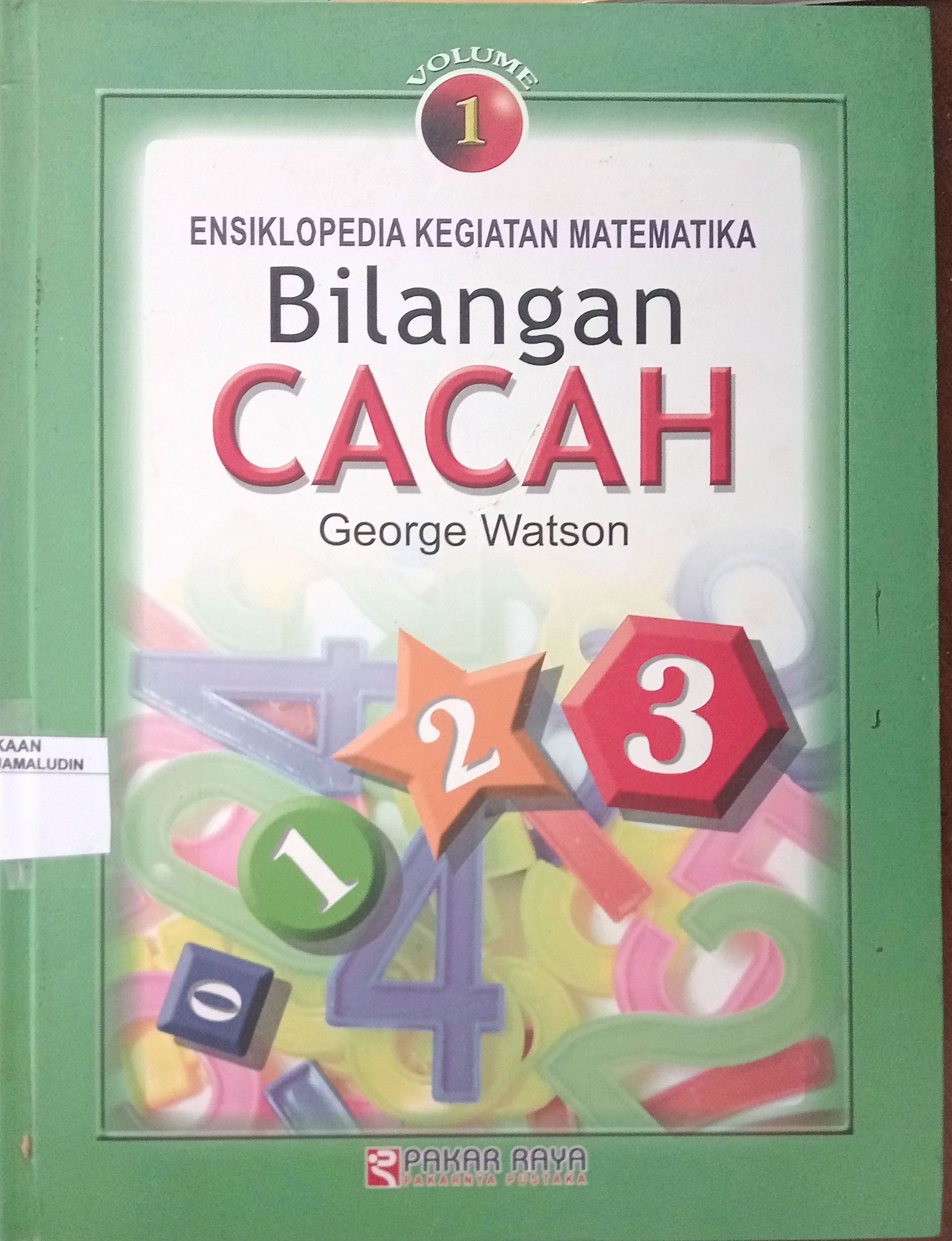 Sampul ENSIKLOPEDIA Kegiatan Matematika Bilangan  Cacah