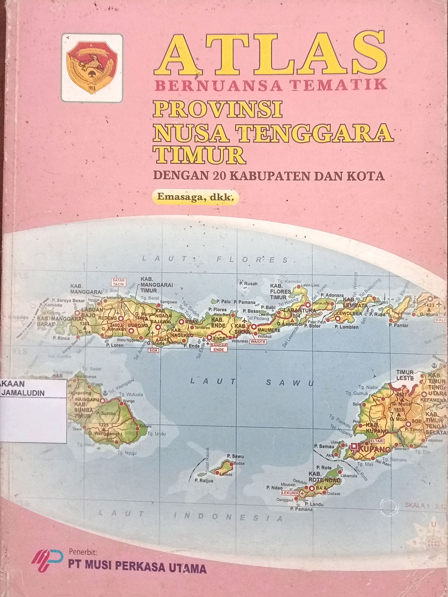 Sampul Atlas Bernuanasa Tematik Provinsi Nusa Tenggara Timur
