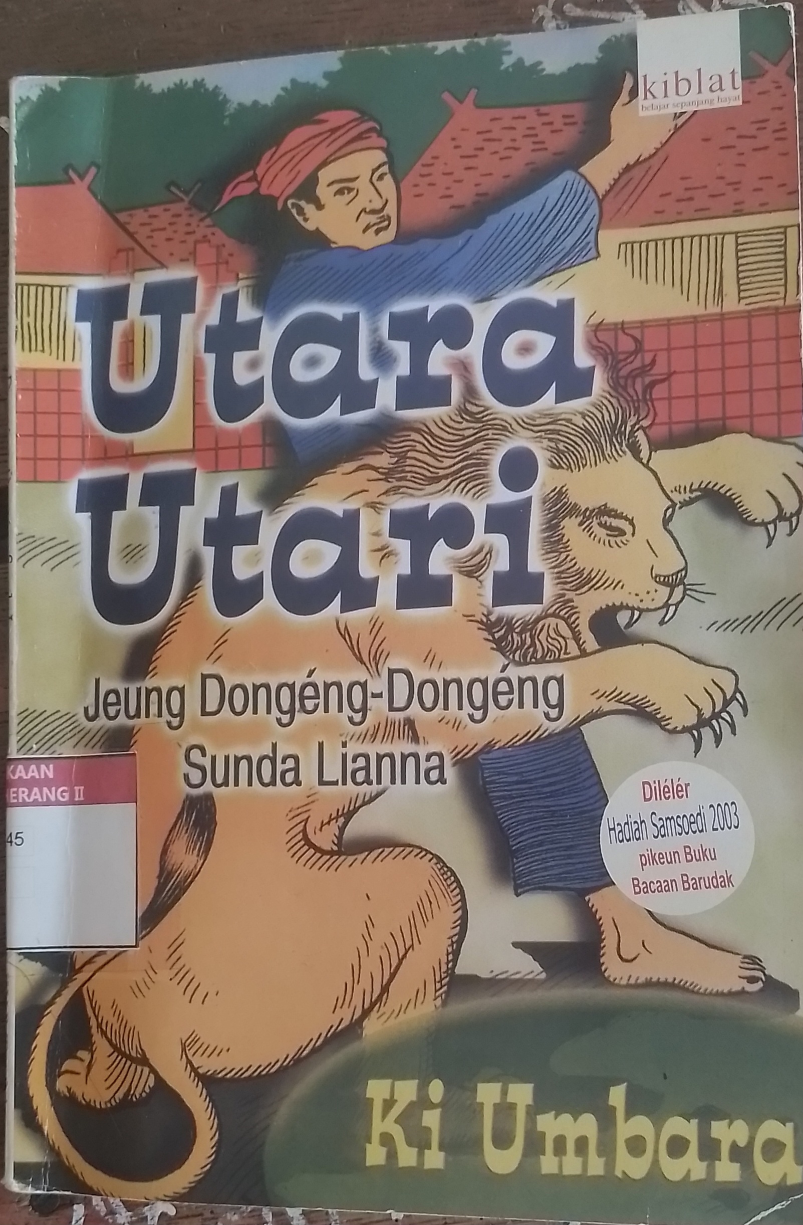 Sampul UTARA UTARI JEUNG DONGENG SUNDA LIANNA