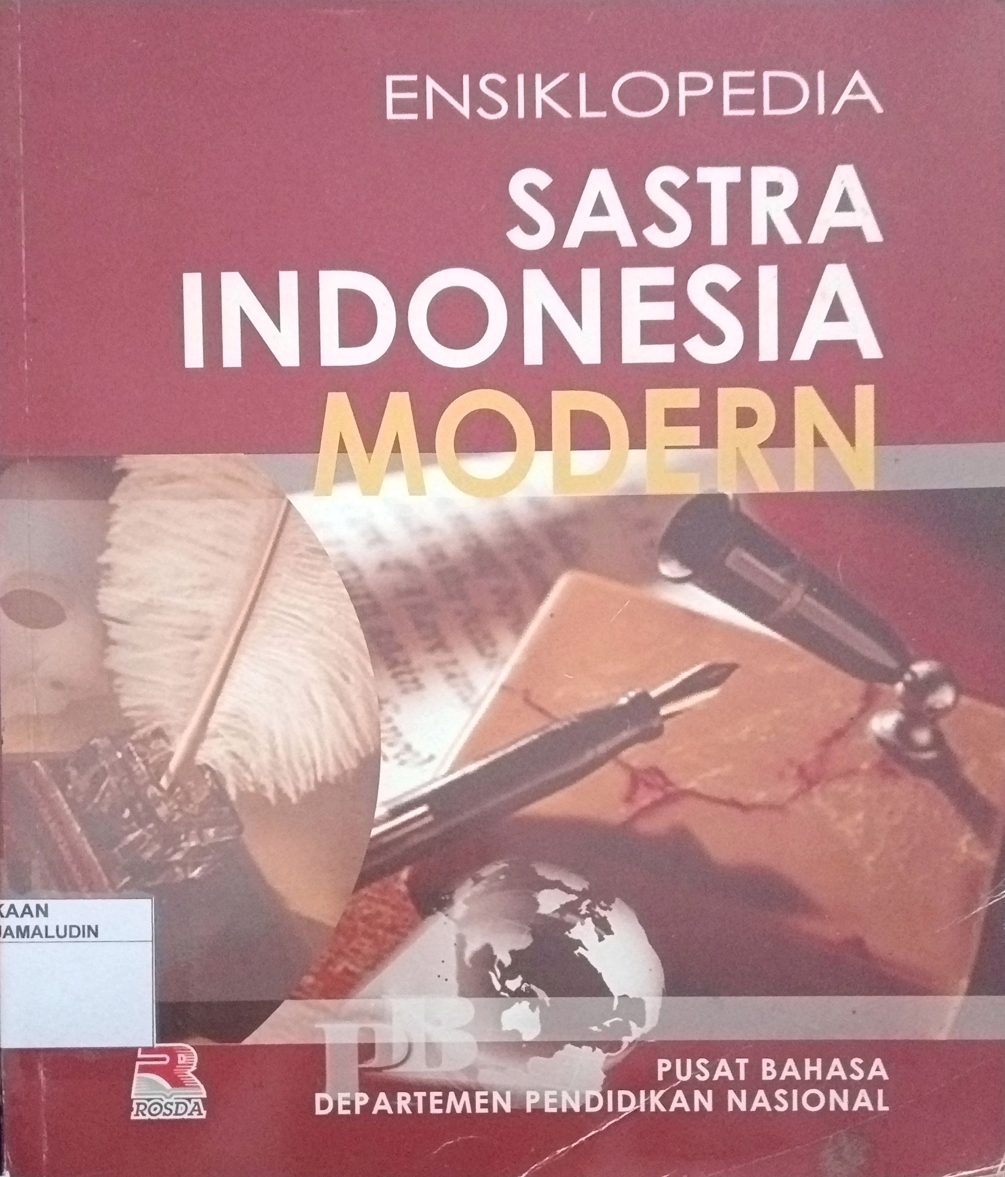 Sampul Ensiklopedia Sastra Indonesia Modern