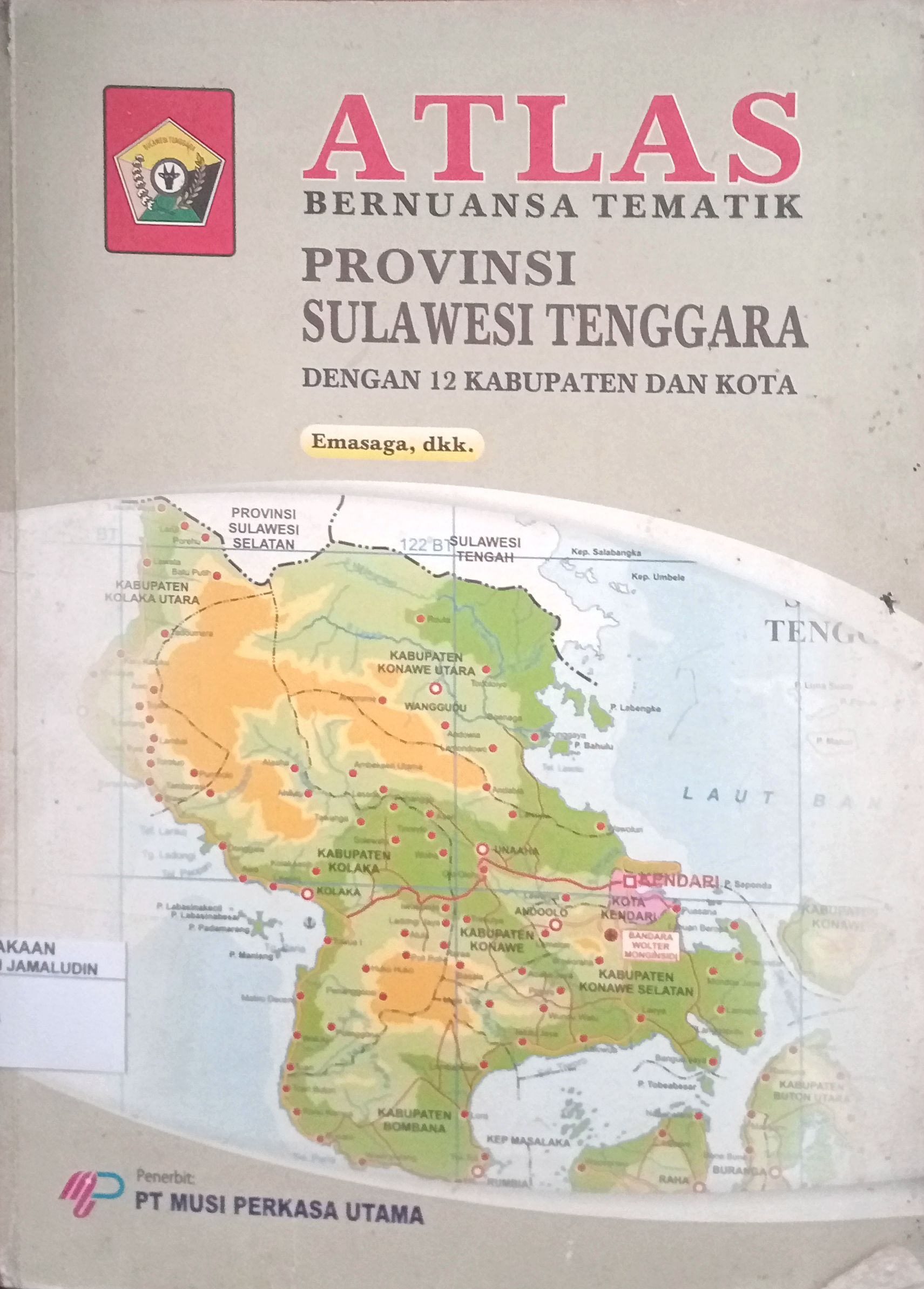 Sampul ATLAS Bernuansa Tematik Provinsi Sulawesi Tenggara
