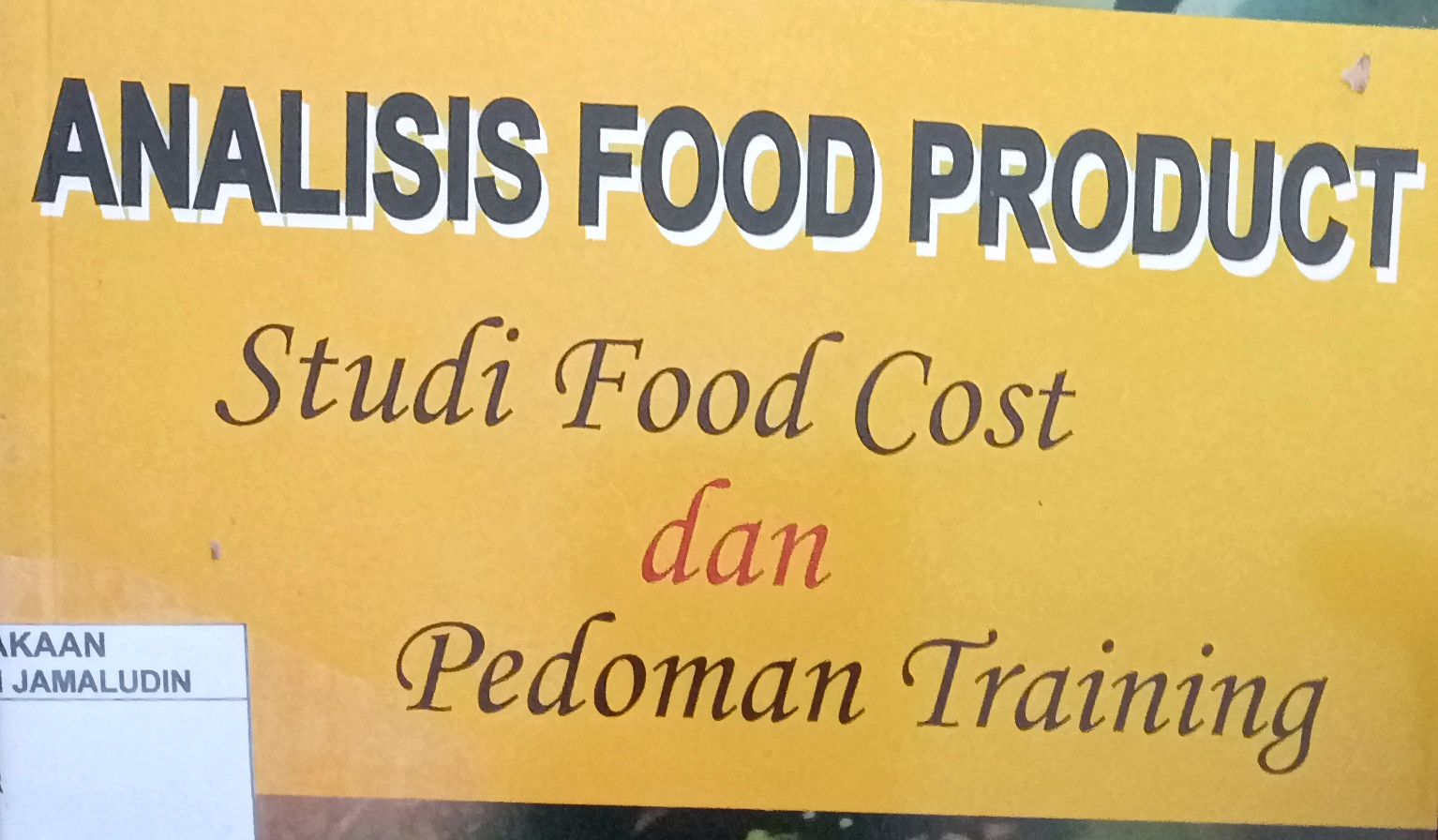 Sampul Analisis Food Product