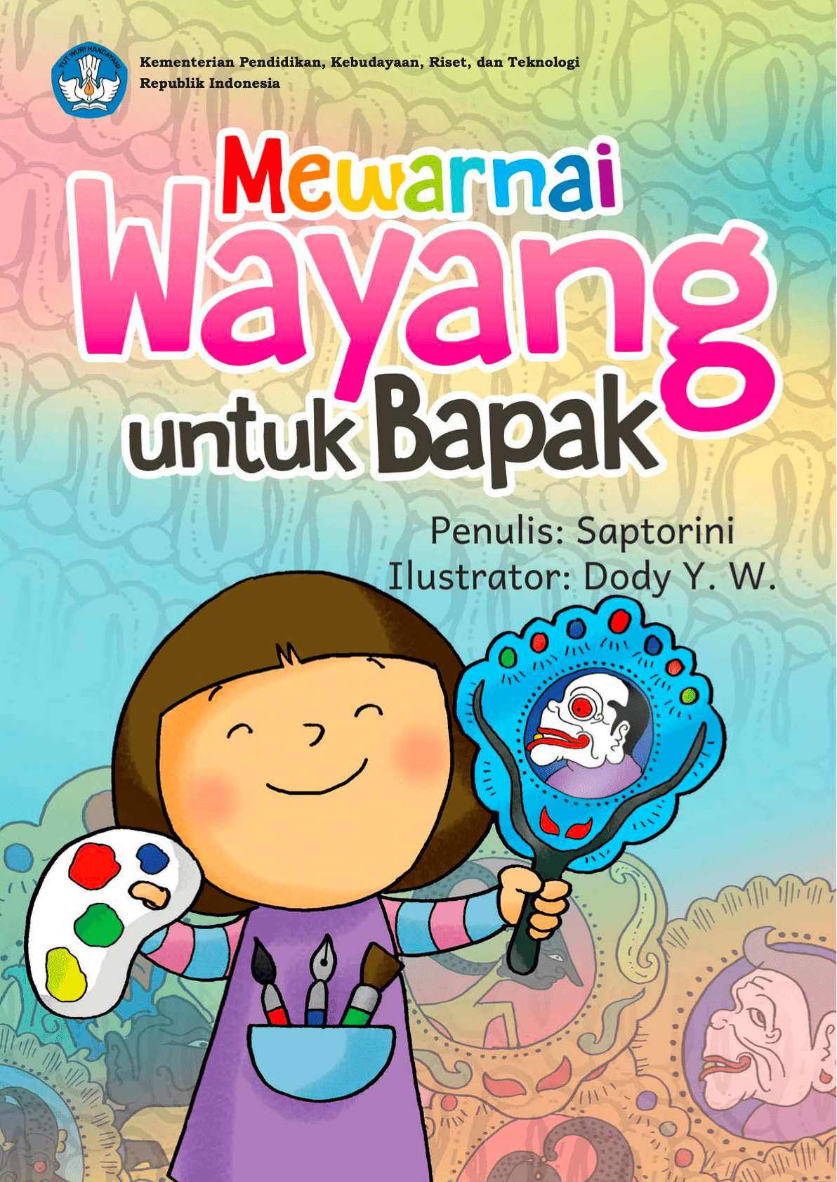 Sampul Mewarnai Wayang untuk Bapak