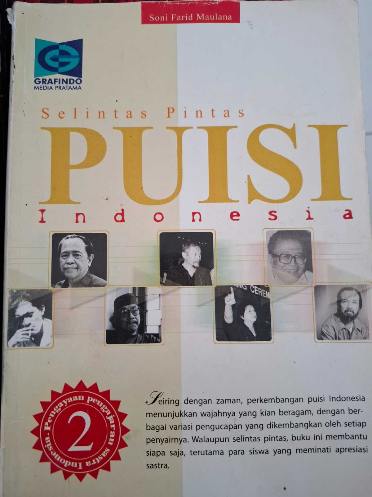 Sampul Selintas Puisi Indonesia 2