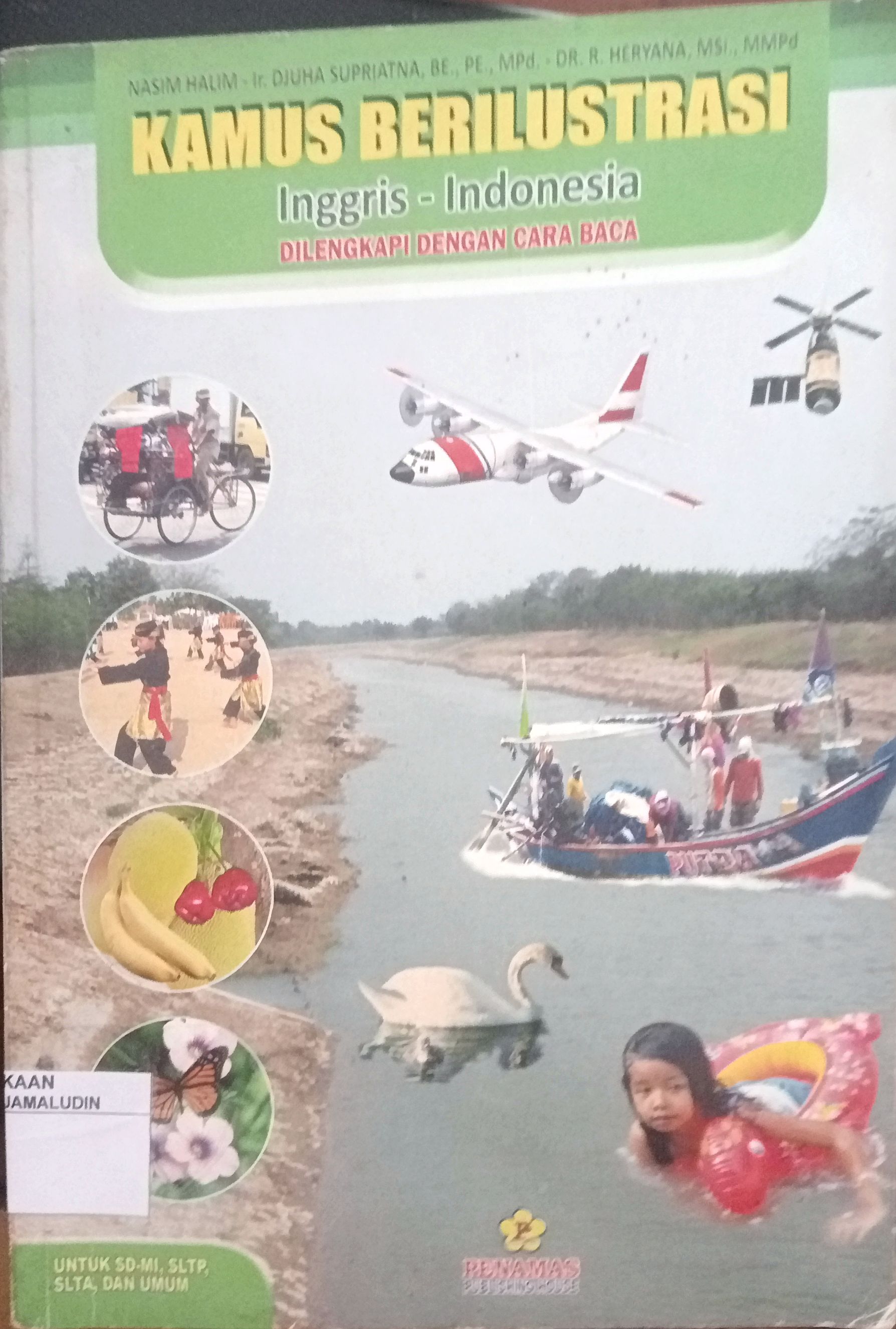 Sampul Kamus Berilustrasi Inggris-Indonesia