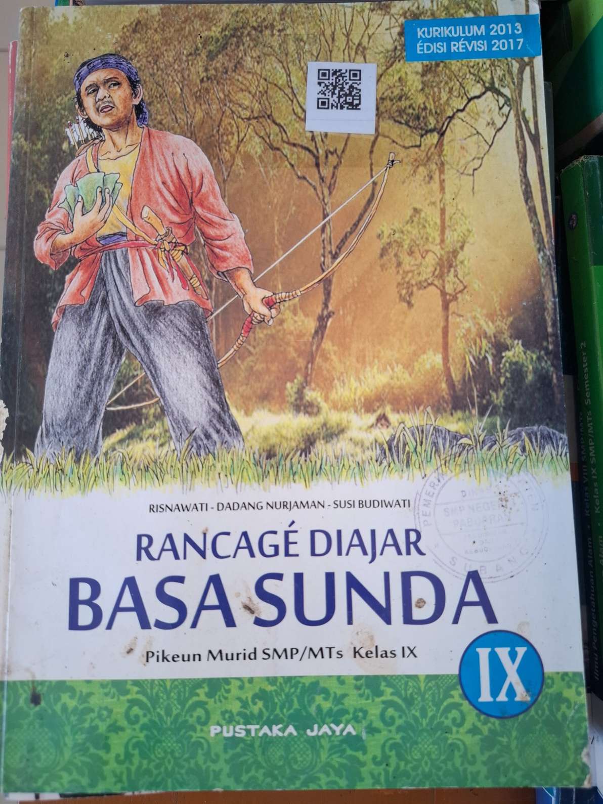 Sampul Rancage Diajar Basa Sunda Pikeun Murid SMP/MTs Kelas IX