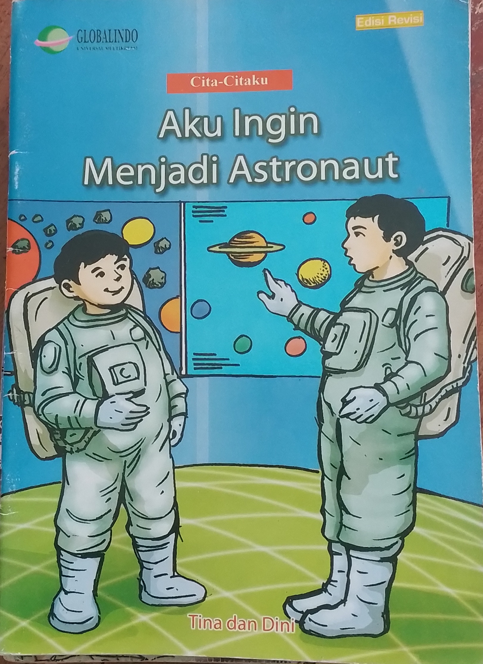 Sampul AKU INGIN MENJADI ASTRNAUT