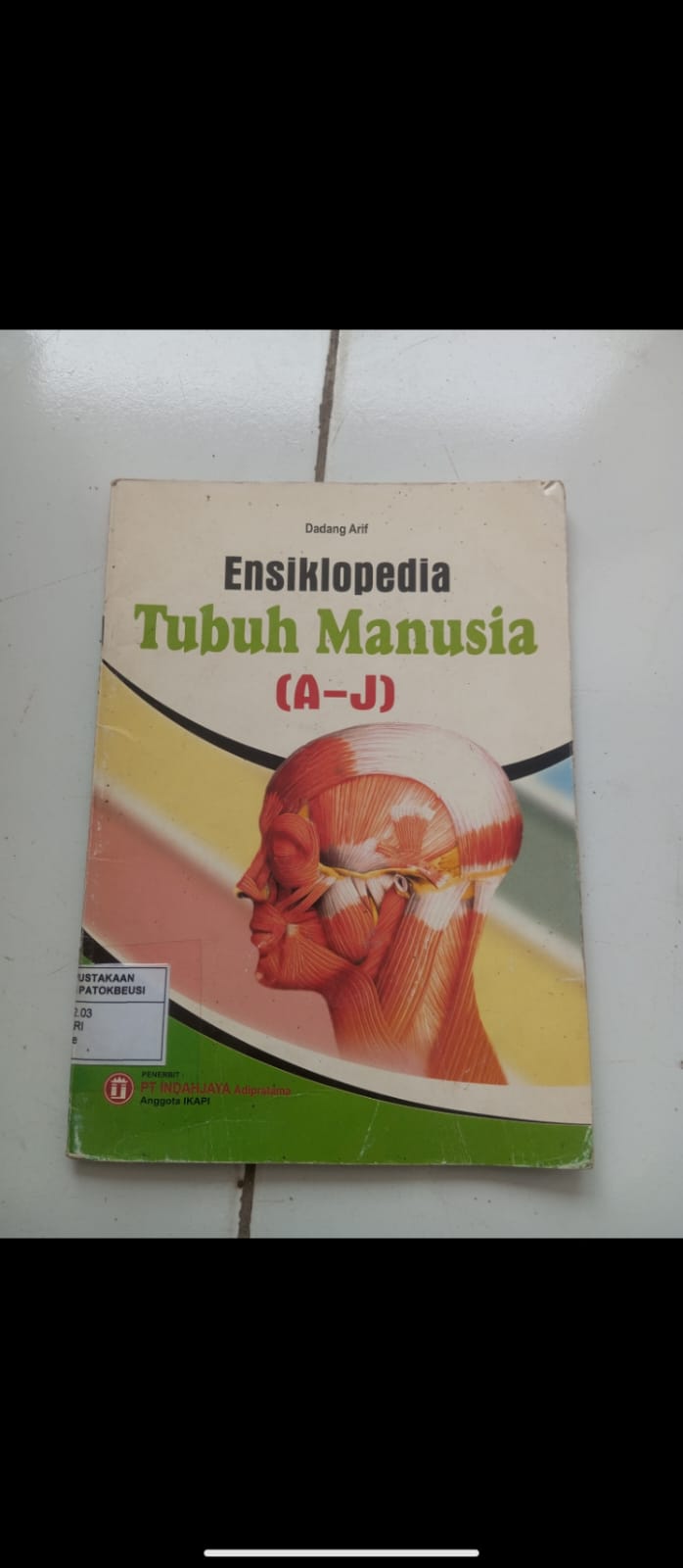 Sampul ensiklopedia tubuh manusia