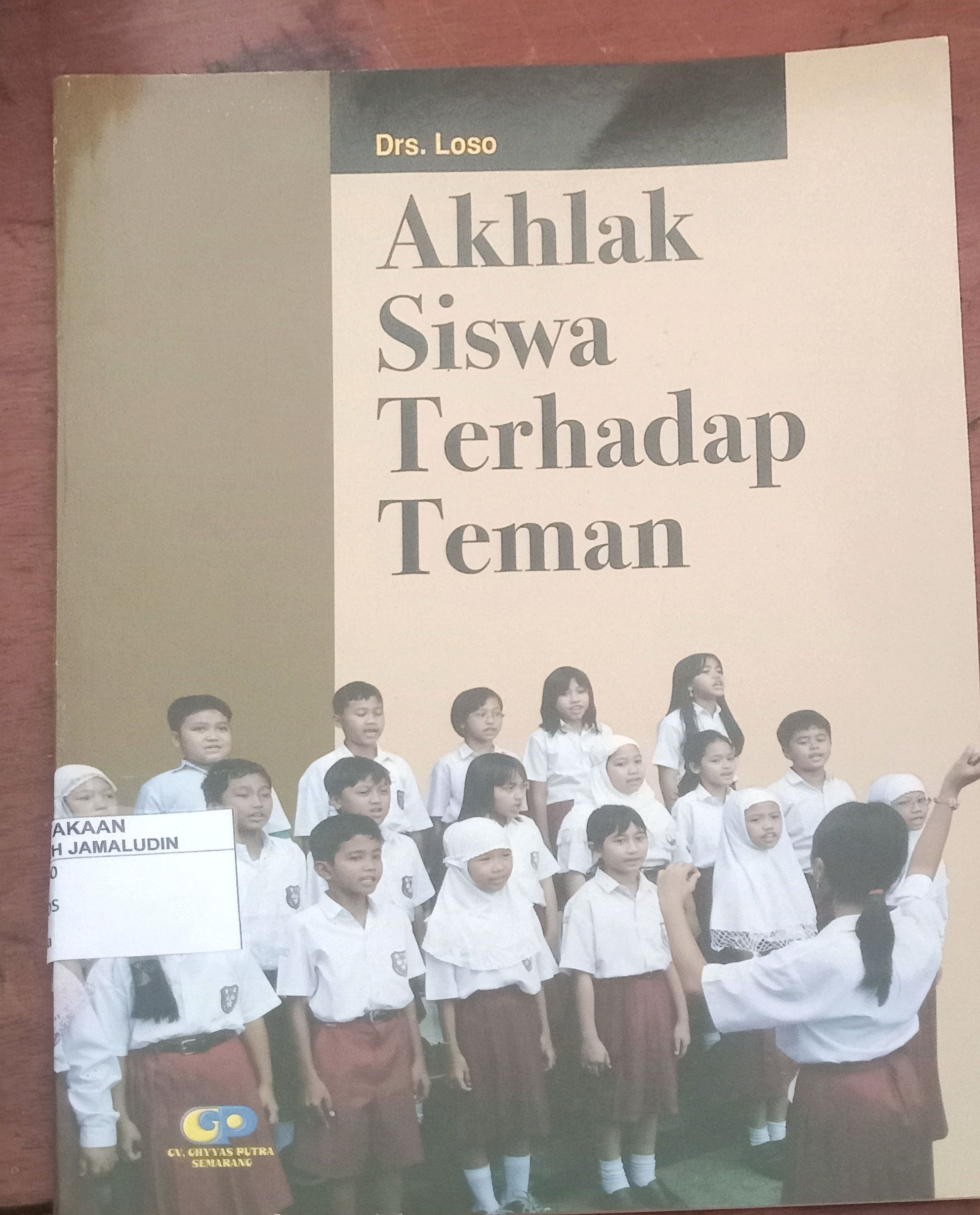 Sampul Akhlak Siswa Terhadap Teman