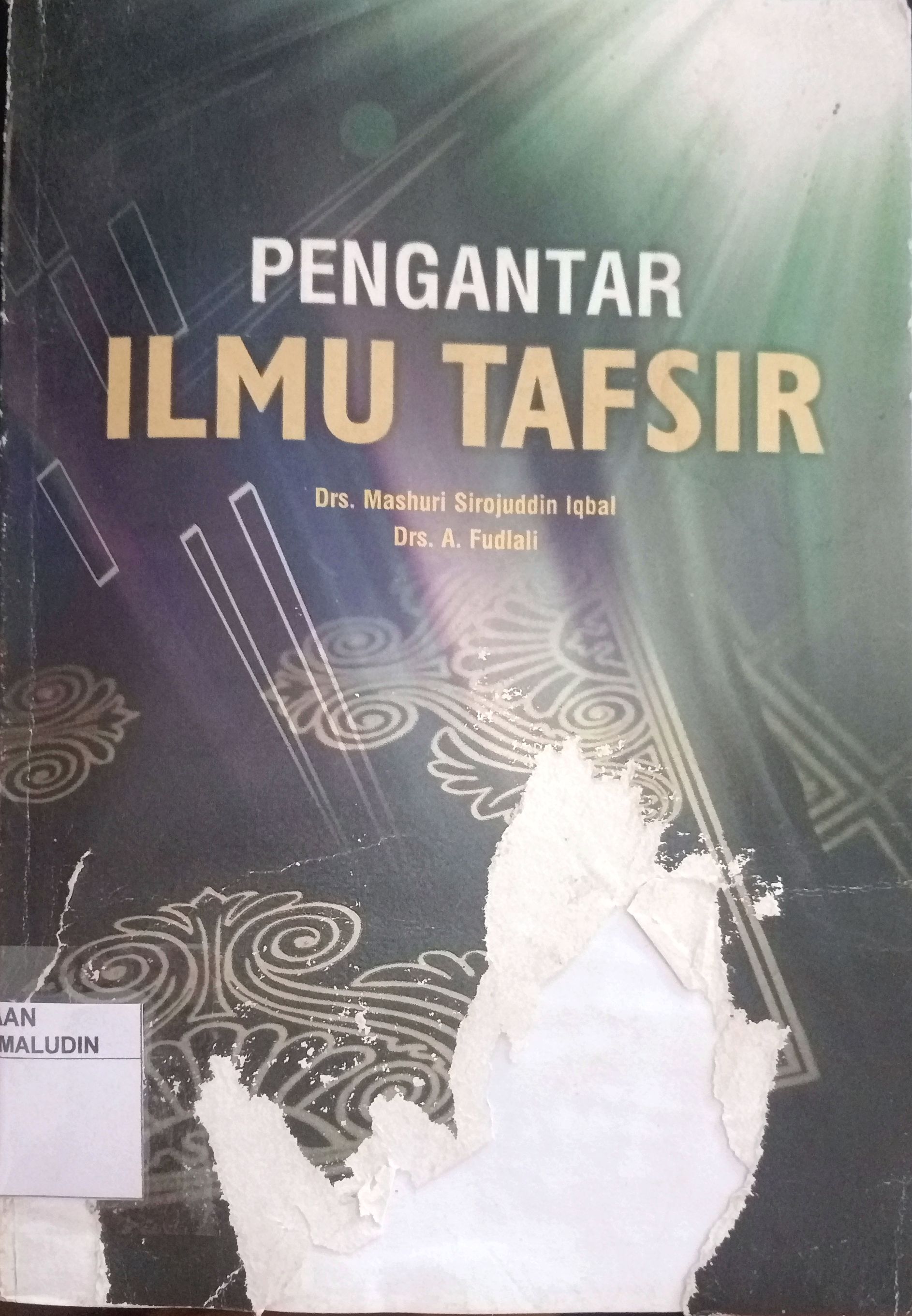 Sampul Pengantar Ilmu Tafsir